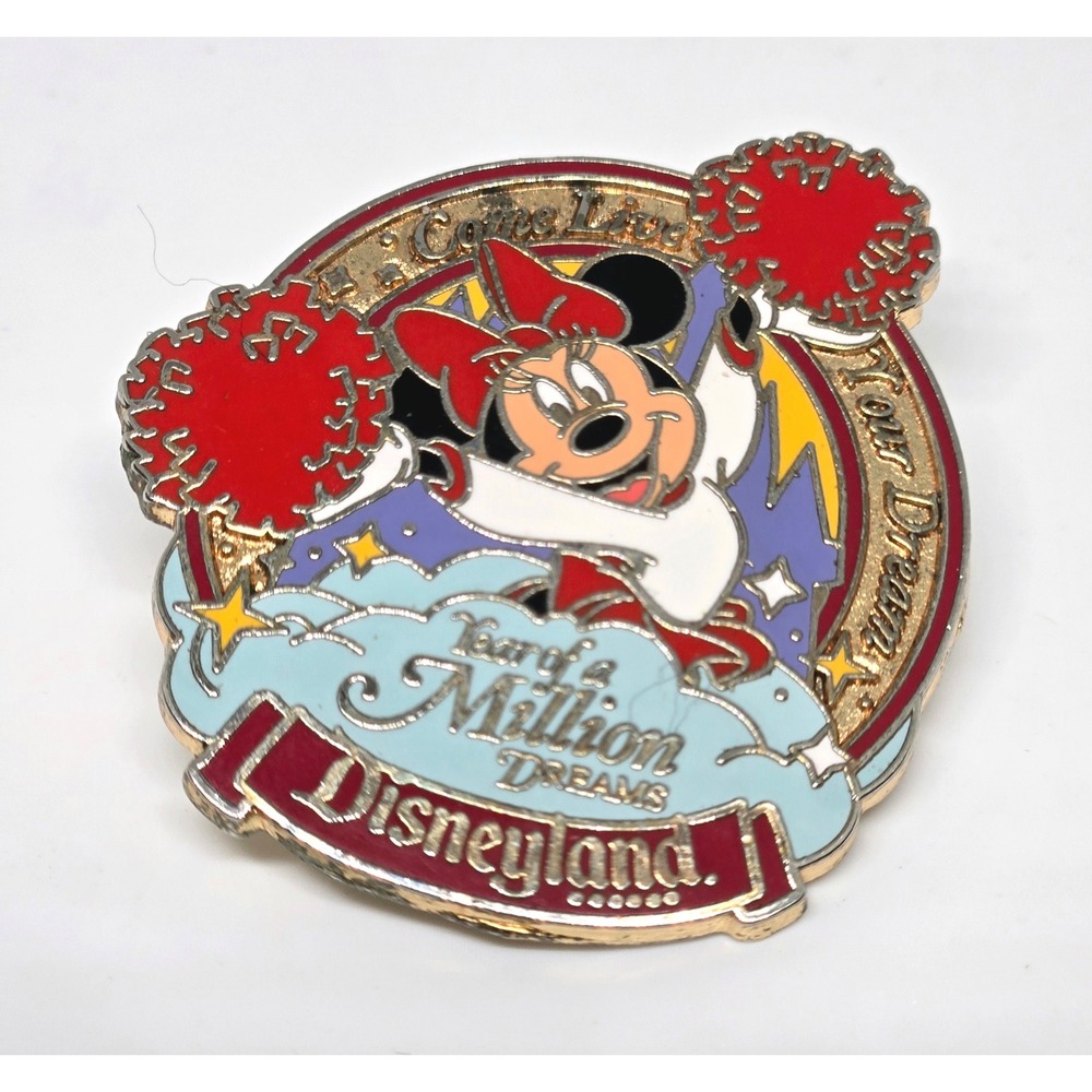 Rare Disneyland Pin: Minnie Mouse "Year of a Million Dreams" Chase Visa Rewards‎